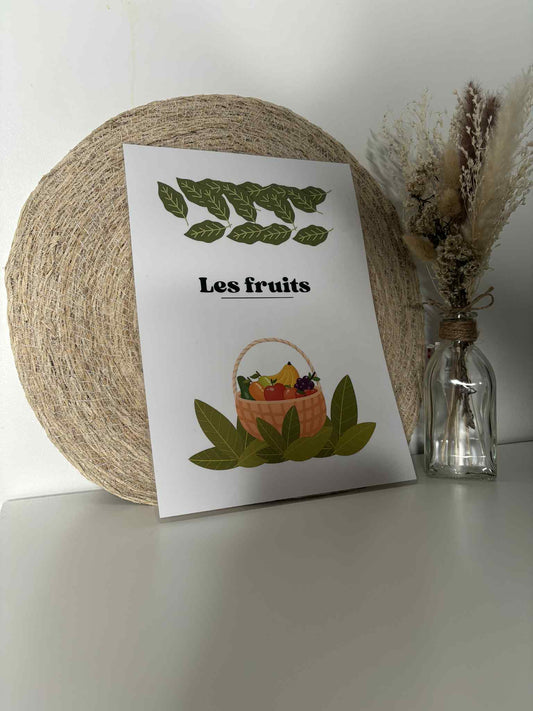 Affiche les fruits