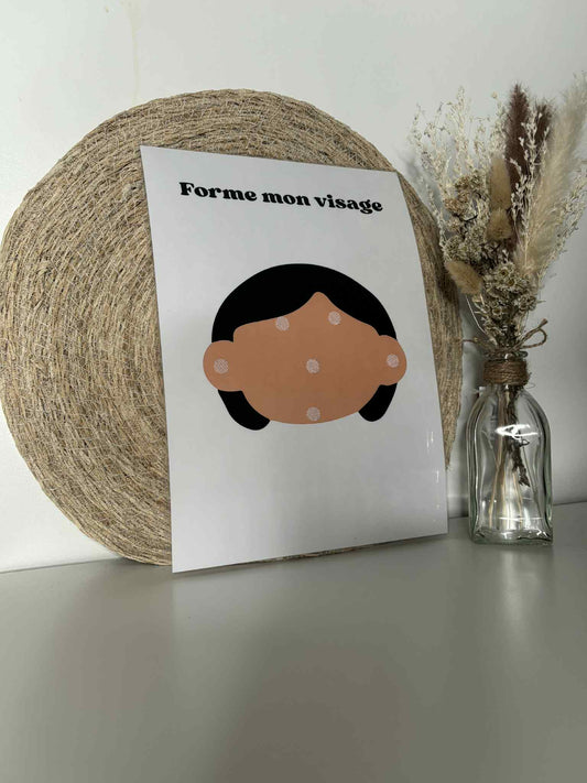 Affiche forme mon visage