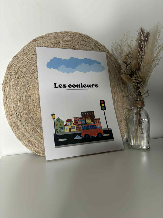Affiche les couleurs