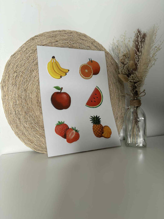 Affiche les fruits