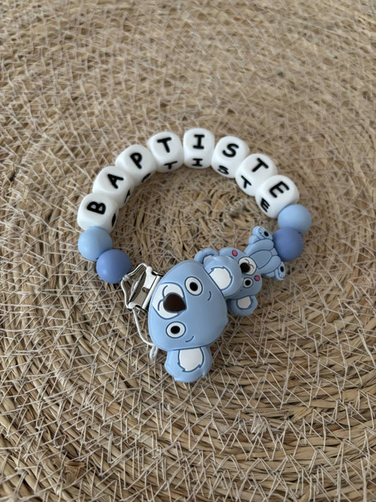 Attache tétine personnalisée