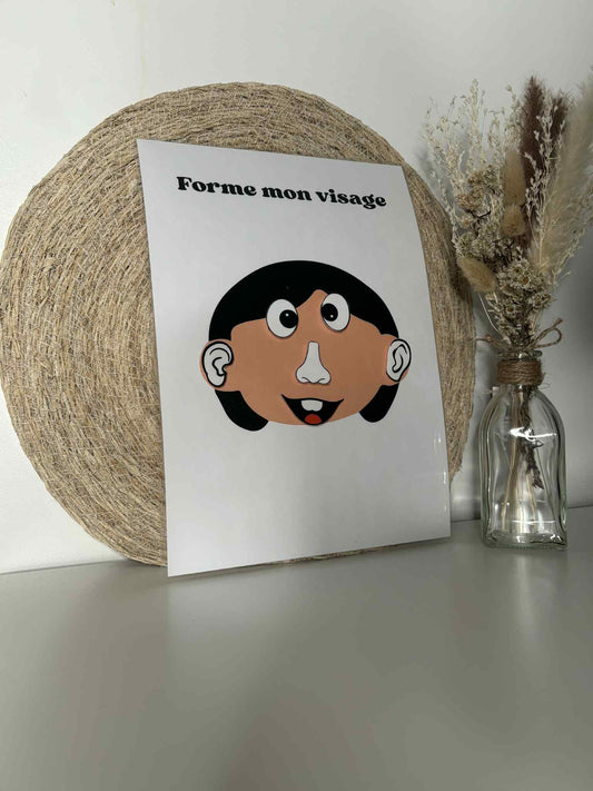 Affiche forme mon visage