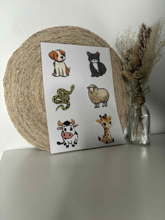 Affiche les animaux