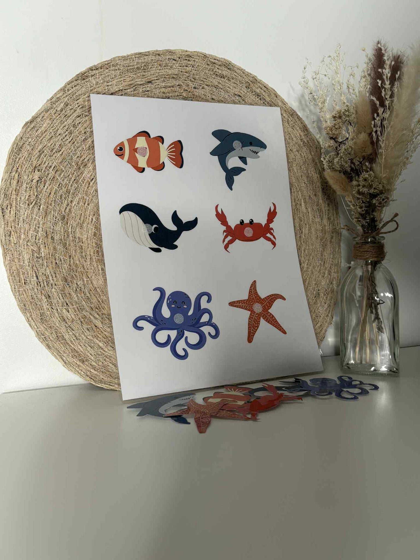 Affiche les animaux de la mer